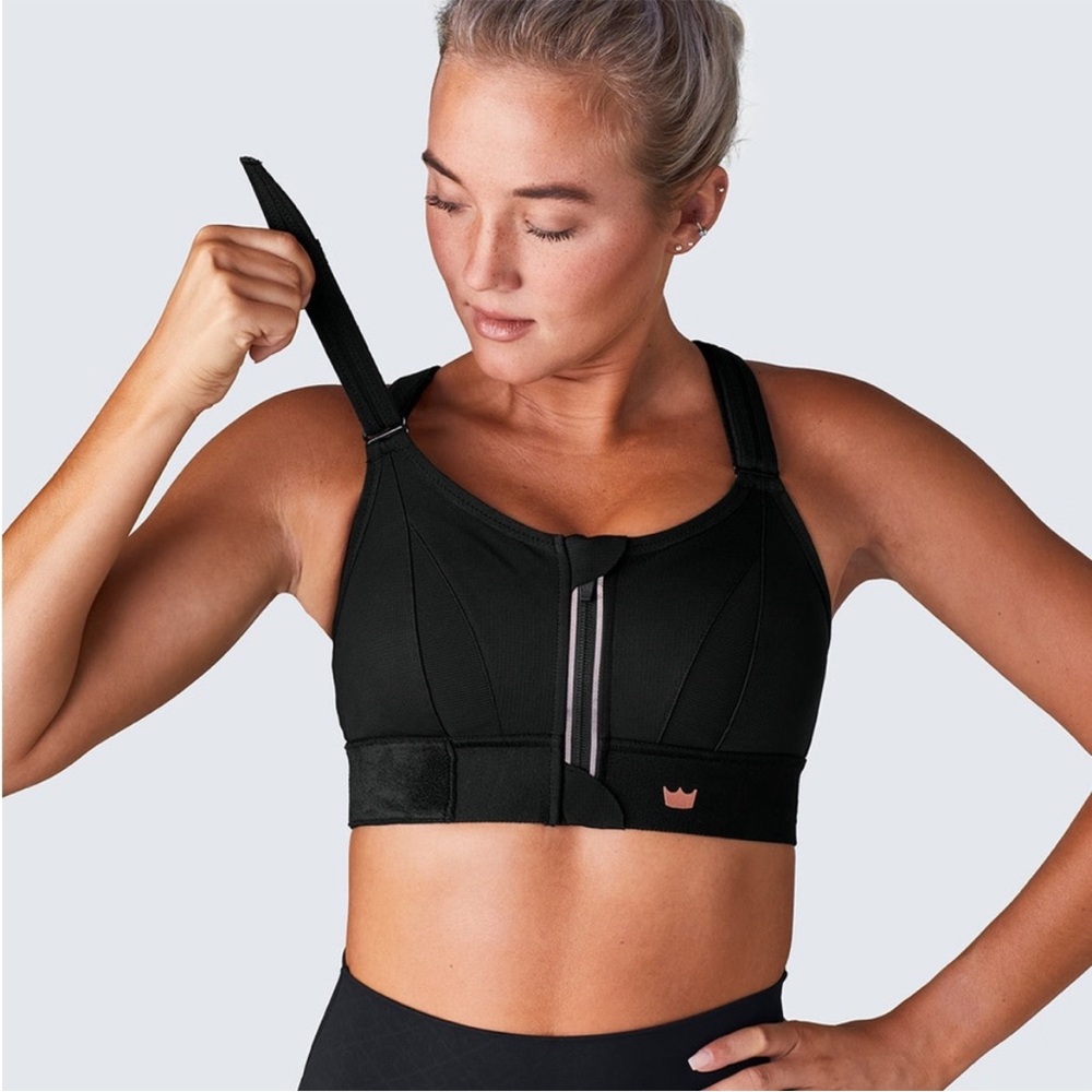 SHEFIT Black Sports Bra Size 1Luxe New With Tags - Picture 3 of 10